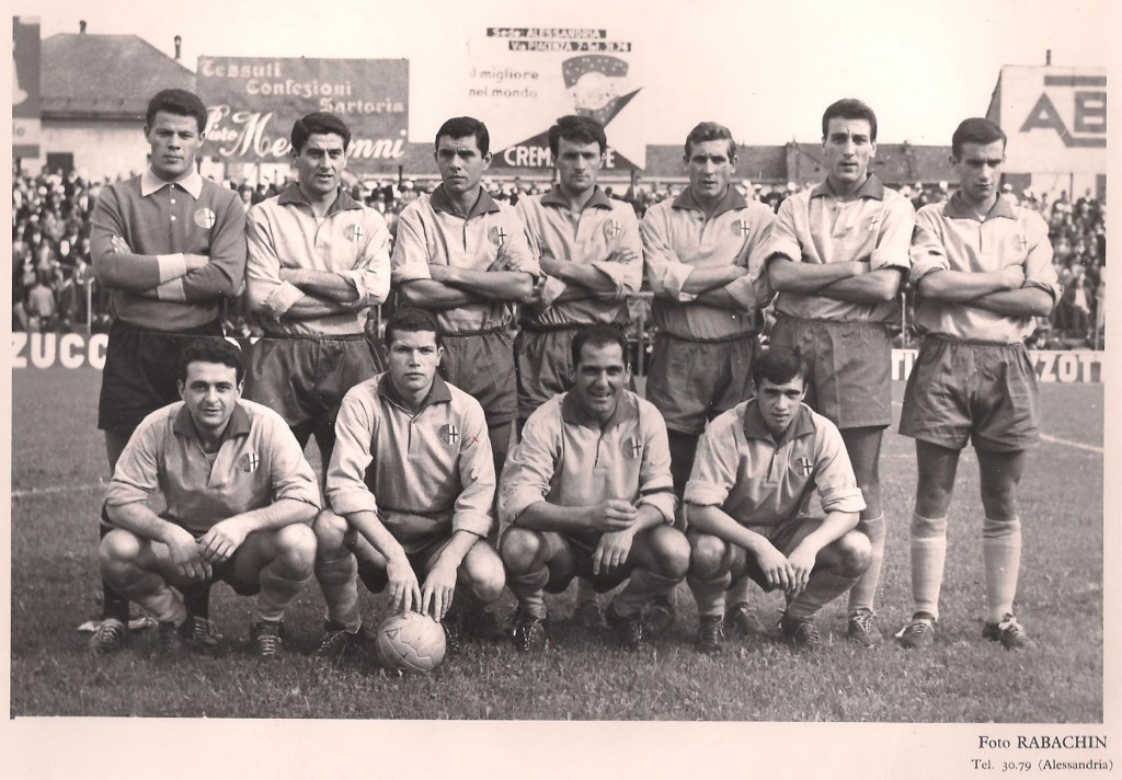 La formazione dell'Alessandria nella stagione 1961-62