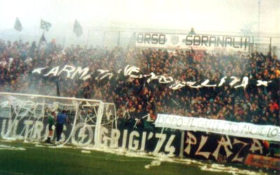 Quello striscione nerostellato che divenne bottino di guerra