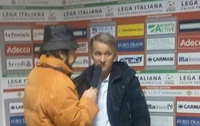 Il vincitore (e galantuomo) Tesser fa i complimenti all’Alessandria