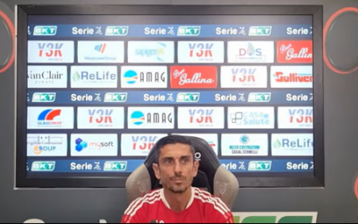 Mister Longo dopo la gara con il Brescia