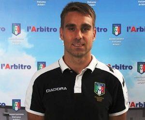 L’arbitro della gara del “Moccagatta” con il Brescia