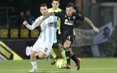 Nel big match la spunta l’Entella. Scorribanda del Piace a Carrara