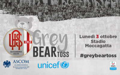 Alessandria-Cremonese sarà la sera del Grey Bear Toss