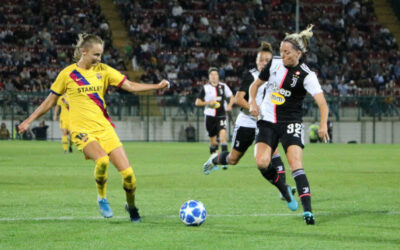 Stadio Moccagatta vestito a festa per la notte di Champions