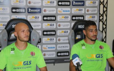 Santini e Talamo al loro primo incontro con la stampa alessandrina