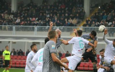 Troppa la voglia dei Grigi di invertire la rotta. Olbia travolta